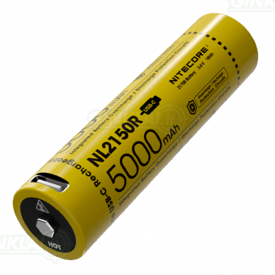 Nitecore NL2150R 21700 Li-ion Battery 3,6V 5000mAh