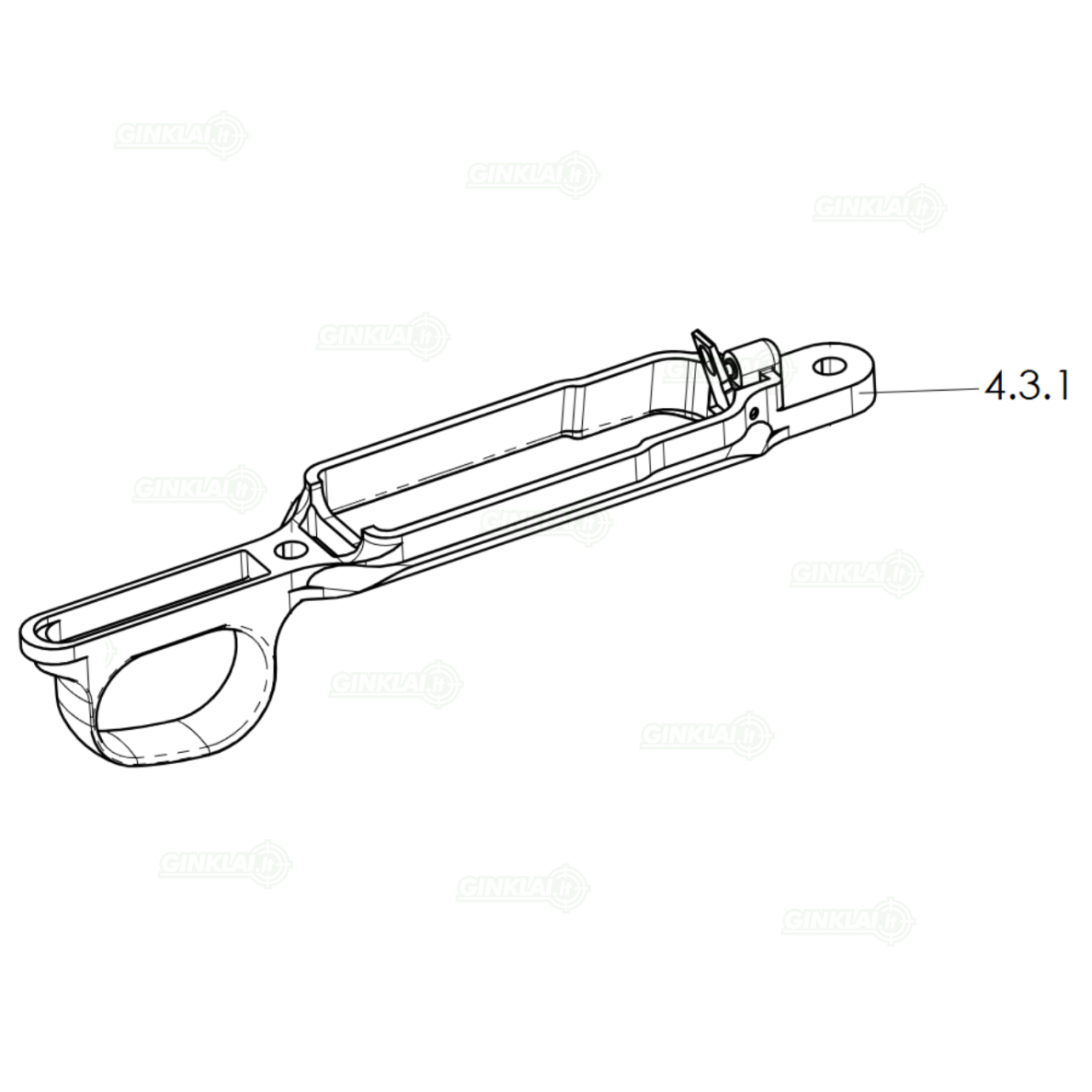 Nuleistuko apsauga (skliautelis) Haenel Trigger Guard NXT, EVO