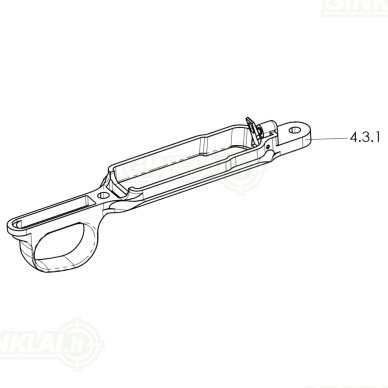 Nuleistuko apsauga (skliautelis) Haenel Trigger Guard NXT, EVO Nuleistuko apsauga (skliautelis) Haenel Trigger Guard NXT, EVO