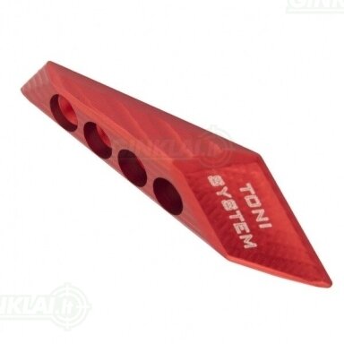 Nykščio atrama Toni System 3D Thumb Rest, Left Side, Raudona AD3DSX-RE