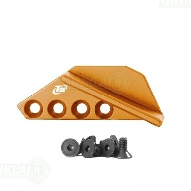 Nykščio atrama Toni System 4 Holes Thumb Rest, Left Side Oranžinė AD4SX-OR