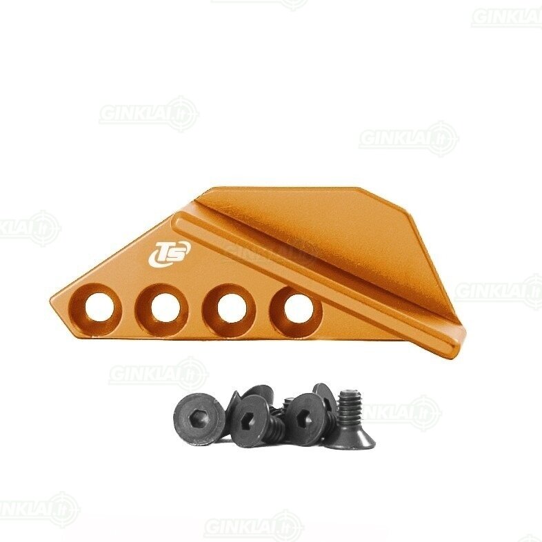 Nykščio atrama Toni System 4 Holes Thumb Rest, Left Side Oranžinė AD4SX-OR 1 Nykščio atrama Toni System 4 Holes Thumb Rest, Left Side Oranžinė AD4SX-OR 1