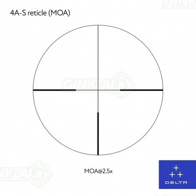 Optinis taikiklis Delta Optical Titanium HD 2,5-15x56 SF 4A S DO-2453 3