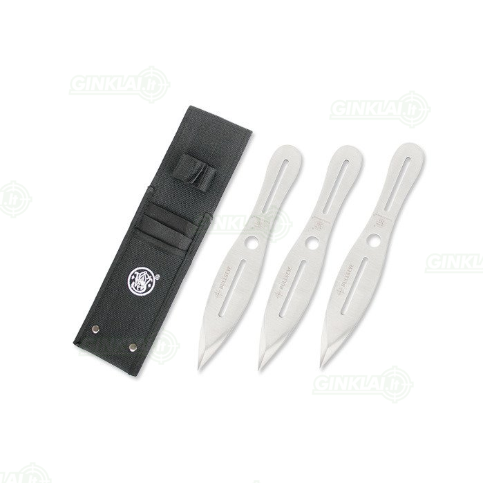 Peilis mėtymui Smith Wesson 3 vnt. kompl. Peilis mėtymui Smith Wesson 3 vnt. kompl.