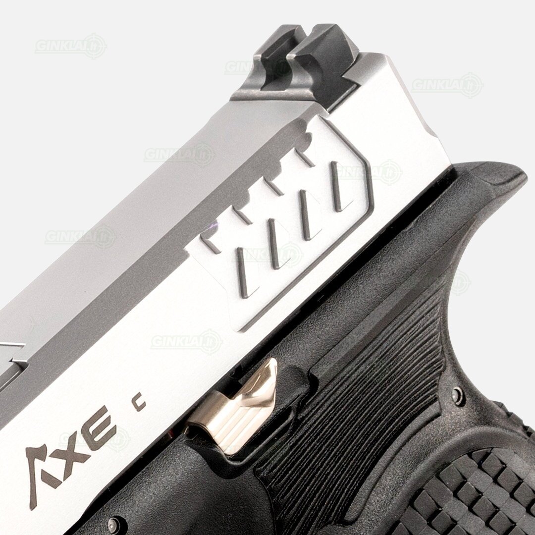 Pistoletas BUL AXE C CLEAVER Silver, 9x19 3