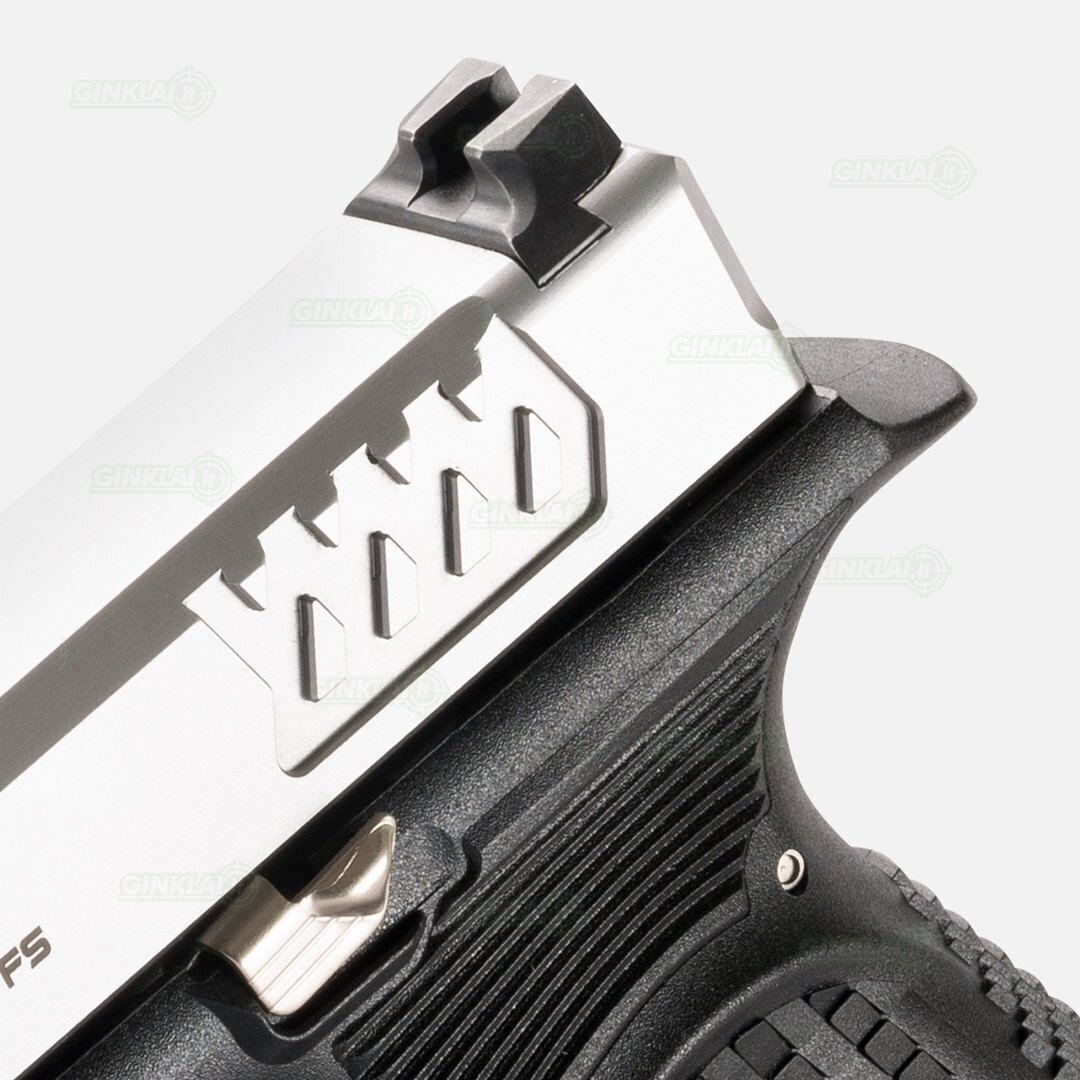 Pistoletas BUL AXE FS CLEAVER Silver, 9x19 5