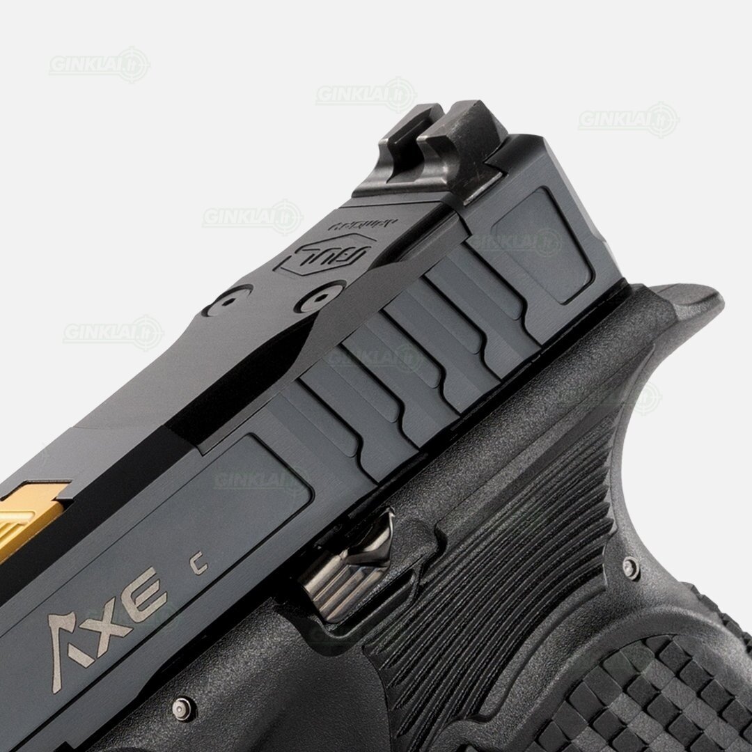 Pistoletas BUL AXE C TOMAHAWK Black, 9x19 5
