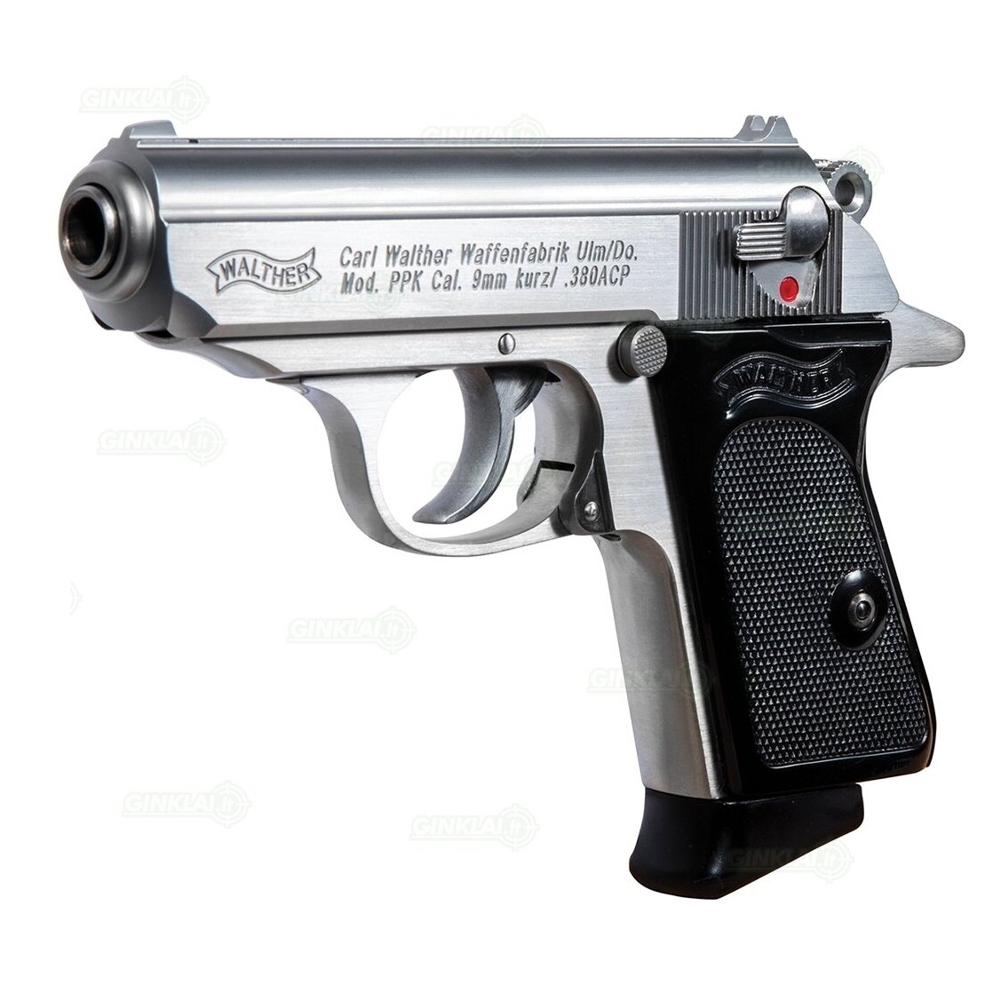Pistoletas Walther PPK Stainless, 9x17 1 Pistoletas Walther PPK Stainless, 9x17 1