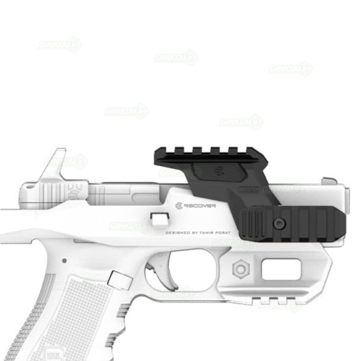 Picatinny bėgelis Recover Tactical 2020 Upper Tracks, Black UR20-01 2 Picatinny bėgelis Recover Tactical 2020 Upper Tracks, Black UR20-01 2