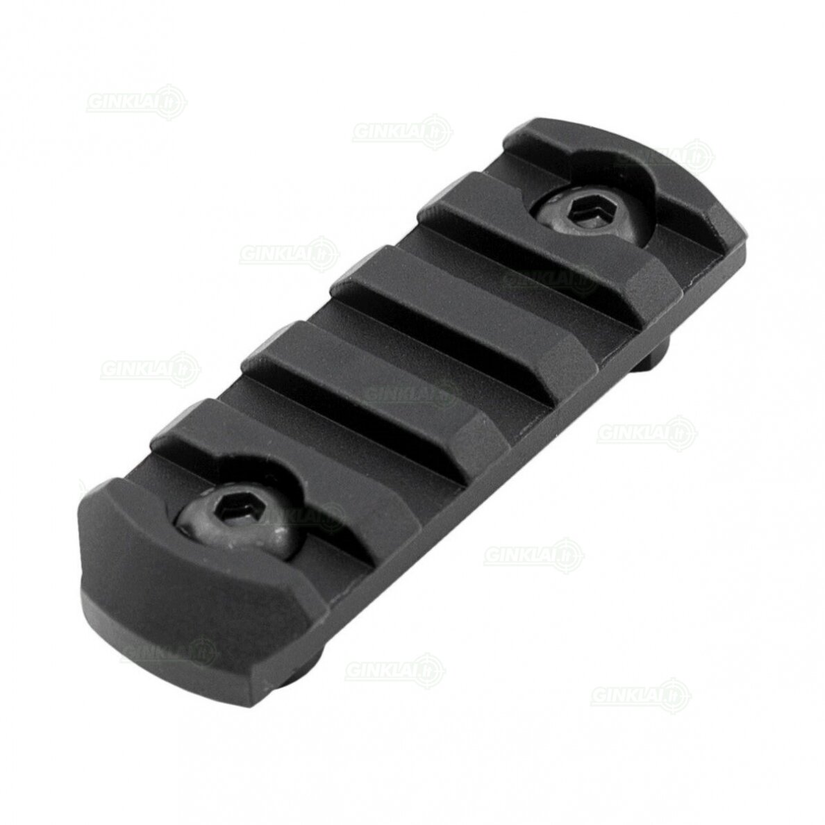 Picatinny bėgelis MFT Tekko Metal M-LOK 2-3/8" Picatinny Rail 5 Slots Black TMMLR5