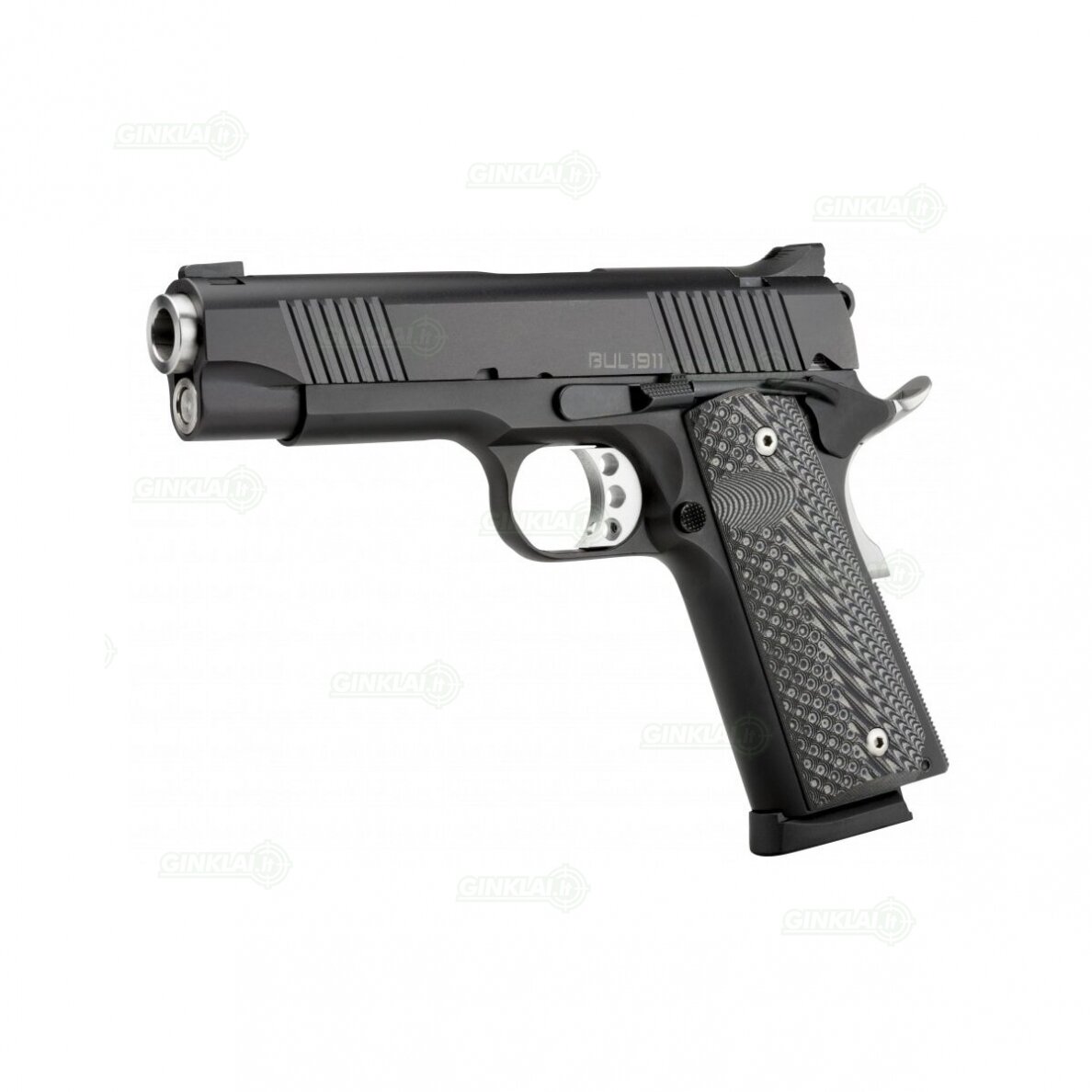 Pistoletas BUL 1911 Commander Black 9x19