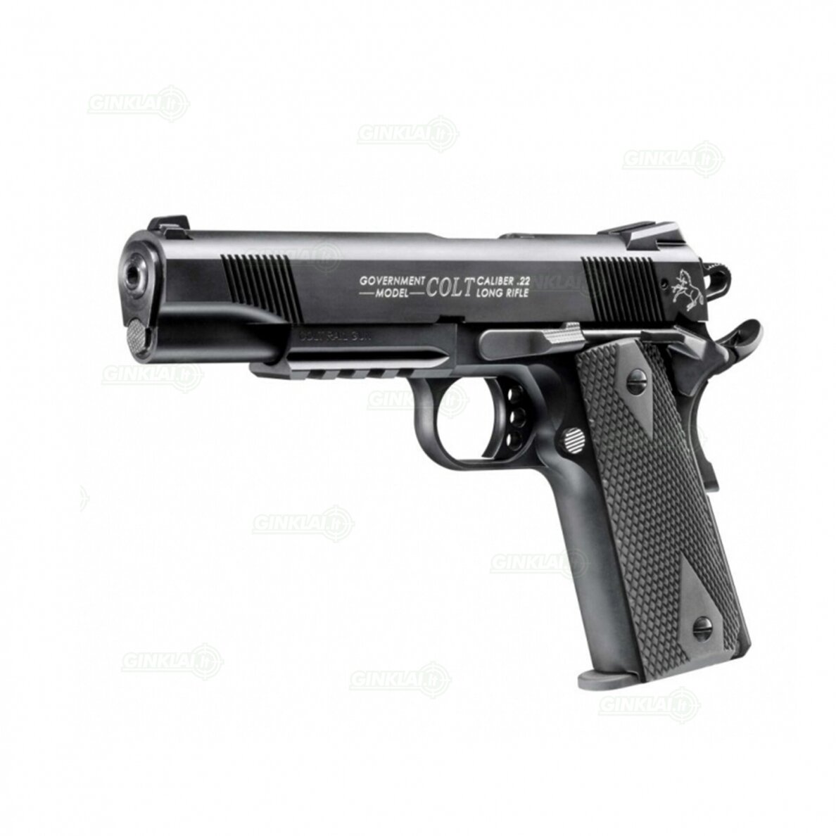 Pistoletas Walther COLT 1911 Rail Gun .22 LR 1 Pistoletas Walther COLT 1911 Rail Gun .22 LR 1