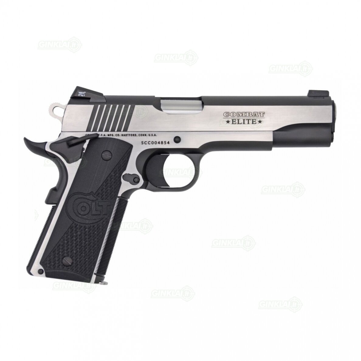 Pistoletas Colt 1911 Combat Elite Government 5", .45 Auto 1 Pistoletas Colt 1911 Combat Elite Government 5", .45 Auto 1