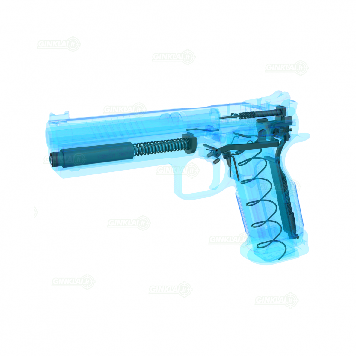 Pistoletas CZ TS 2, 9x19 Blue Grips 2 Pistoletas CZ TS 2, 9x19 Blue Grips 2