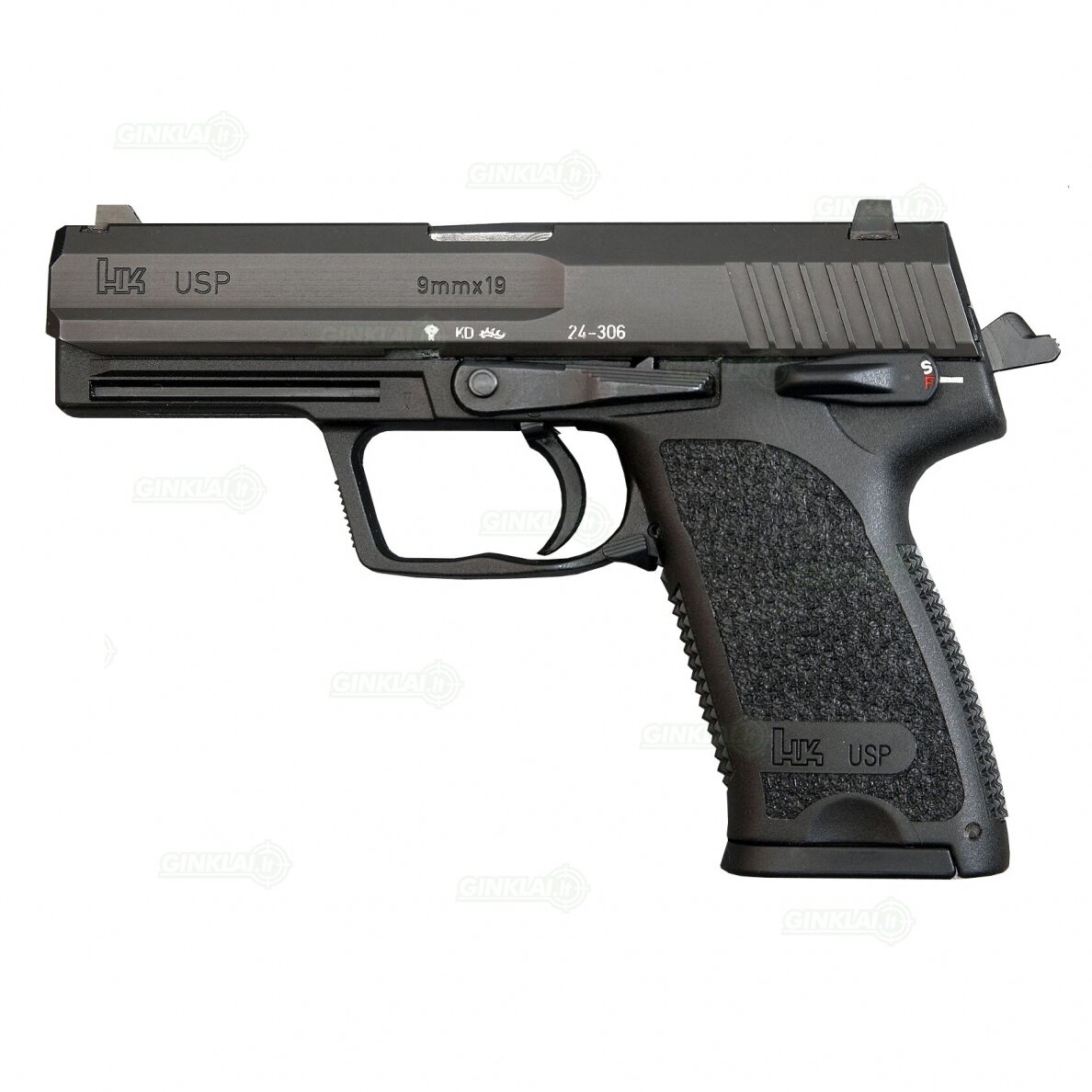 Pistoletas Heckler Koch USP, 9x19 Pistoletas Heckler Koch USP, 9x19