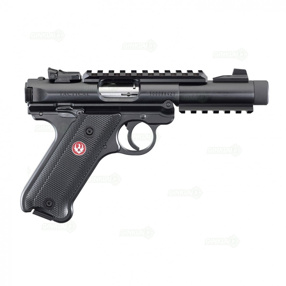 Pistoletas Ruger Mark IV Tactical Black 4,4", 22LR 40150 3 Pistoletas Ruger Mark IV Tactical Black 4,4", 22LR 40150 3