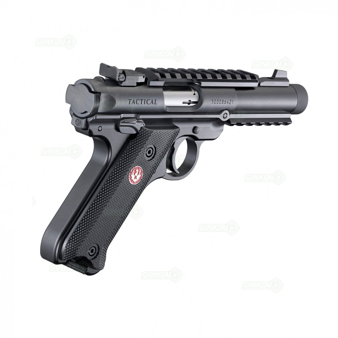 Pistoletas Ruger Mark IV Tactical Black 4,4", 22LR 40150 4 Pistoletas Ruger Mark IV Tactical Black 4,4", 22LR 40150 4