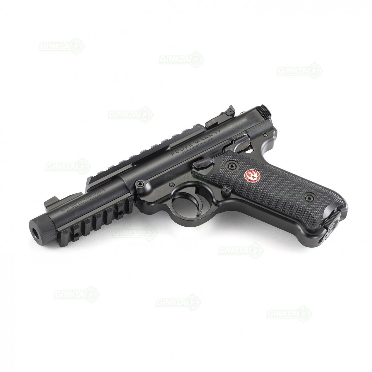 Pistoletas Ruger Mark IV Tactical Black 4,4", 22LR 40150 5 Pistoletas Ruger Mark IV Tactical Black 4,4", 22LR 40150 5