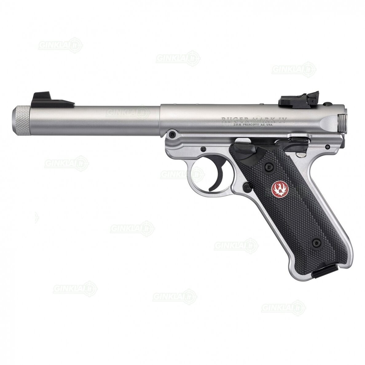 Pistoletas Ruger Mark IV Target Threaded 5,5", 22LR 40126 Pistoletas Ruger Mark IV Target Threaded 5,5", 22LR 40126
