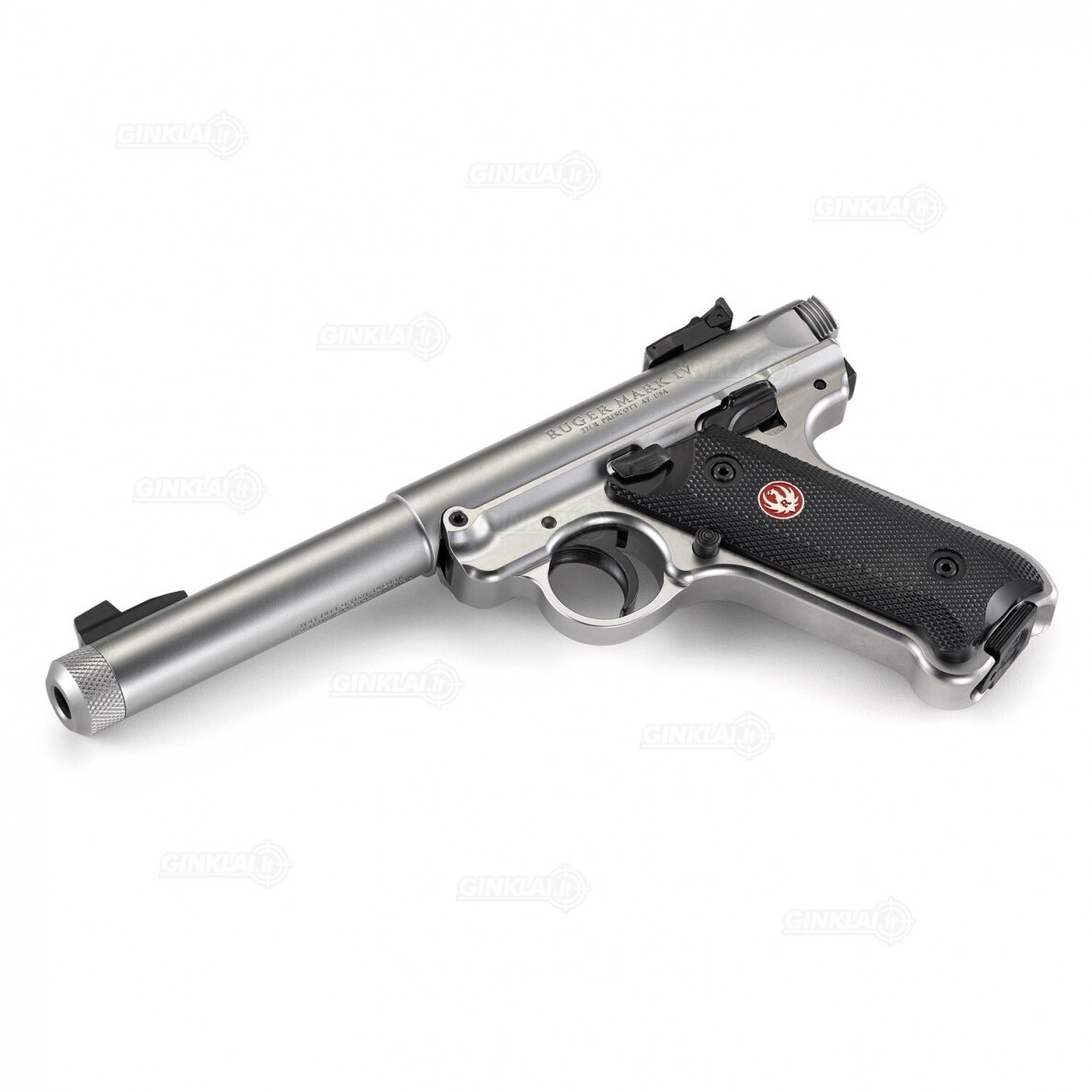 Pistoletas Ruger Mark IV Target Threaded 5,5", 22LR 40126 5 Pistoletas Ruger Mark IV Target Threaded 5,5", 22LR 40126 5