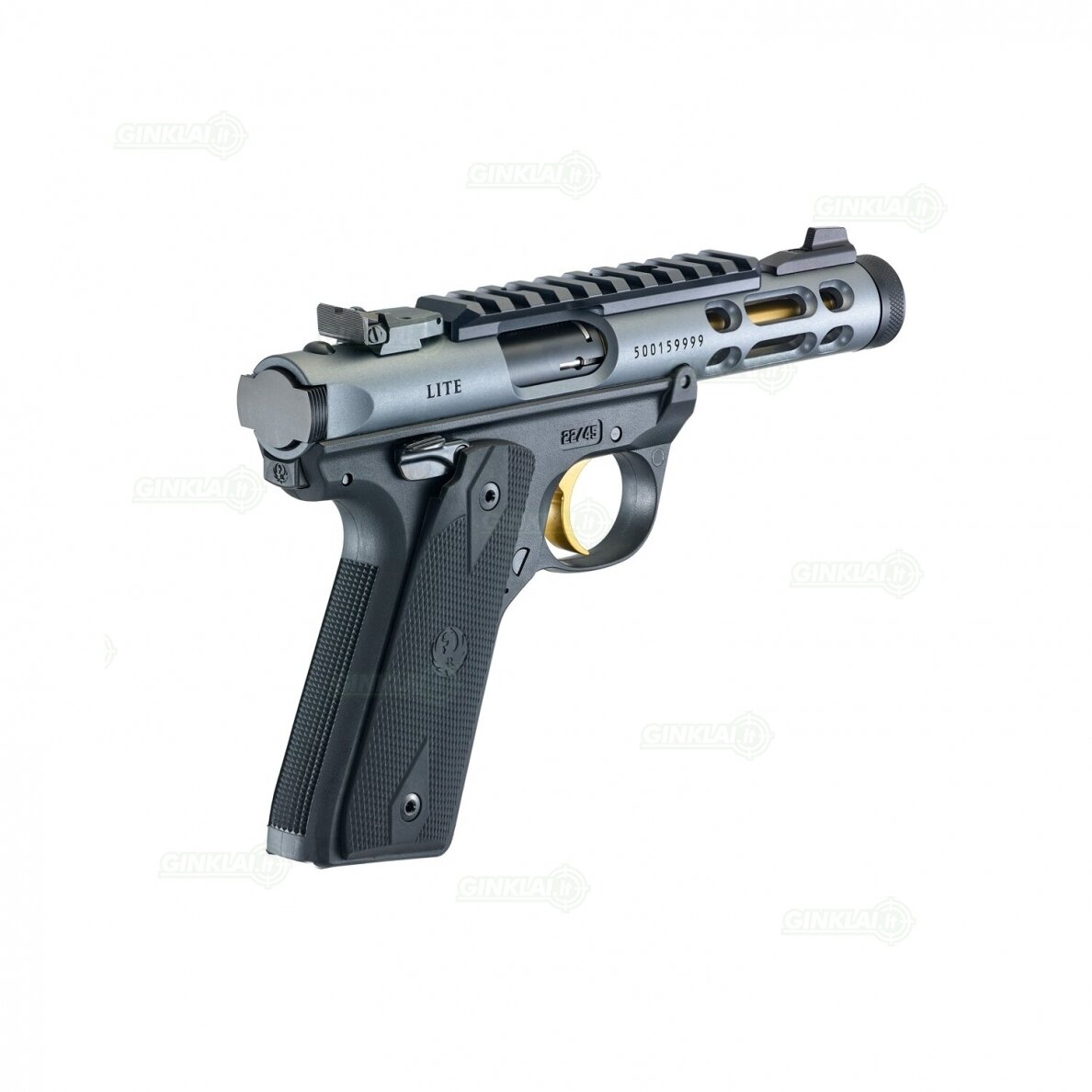 Pistoletas Ruger MK IV 22/45 Lite Diamond Gray 4,4", 22LR 43934 2 Pistoletas Ruger MK IV 22/45 Lite Diamond Gray 4,4", 22LR 43934 2