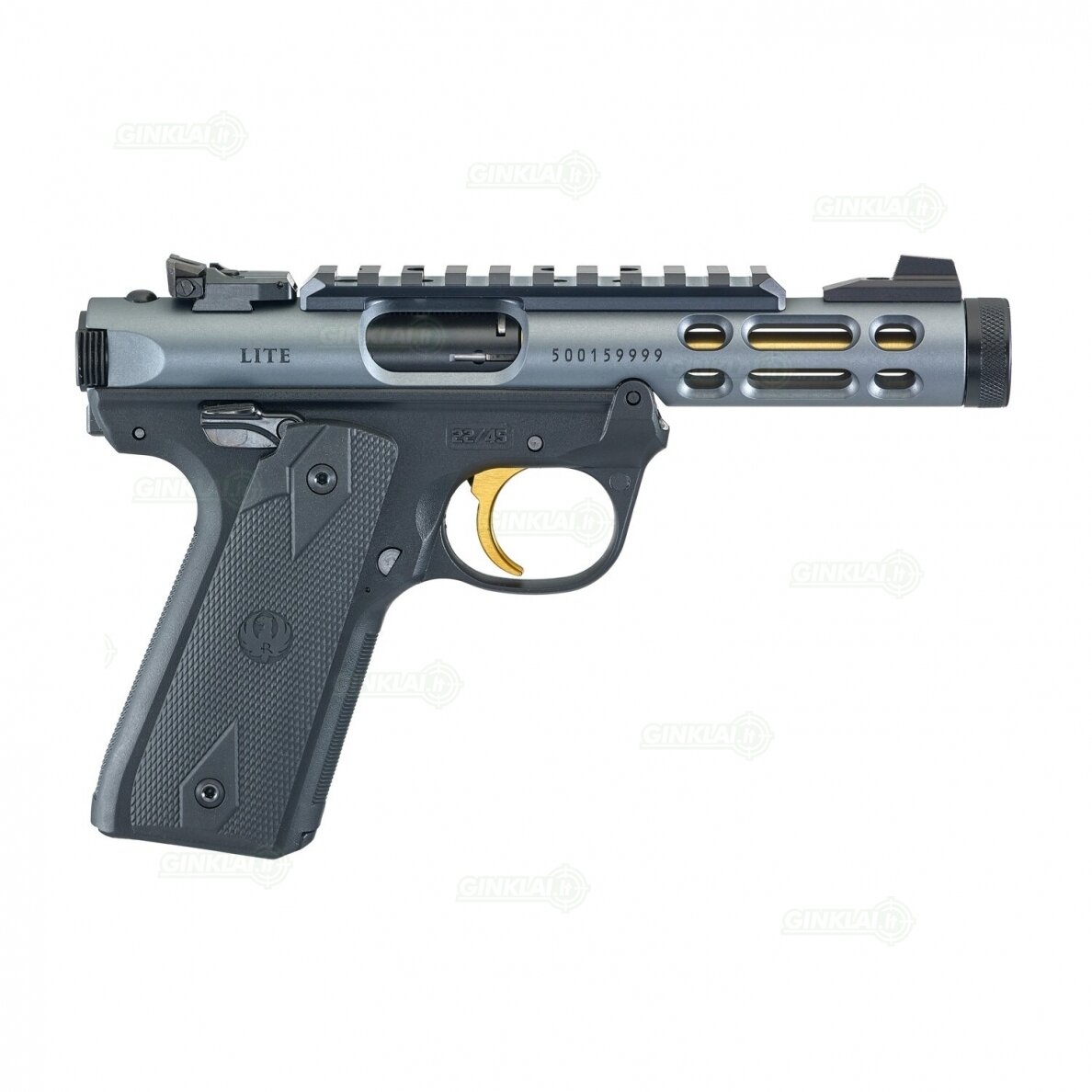 Pistoletas Ruger MK IV 22/45 Lite Diamond Gray 4,4", 22LR 43934 4 Pistoletas Ruger MK IV 22/45 Lite Diamond Gray 4,4", 22LR 43934 4