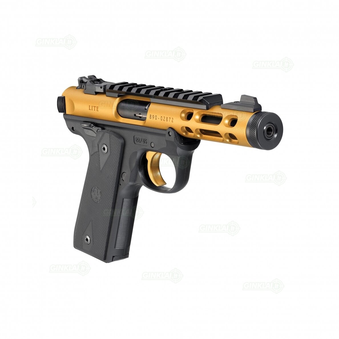 Pistoletas Ruger MK IV 22/45 Lite Gold 4,4", 22LR 43926 1