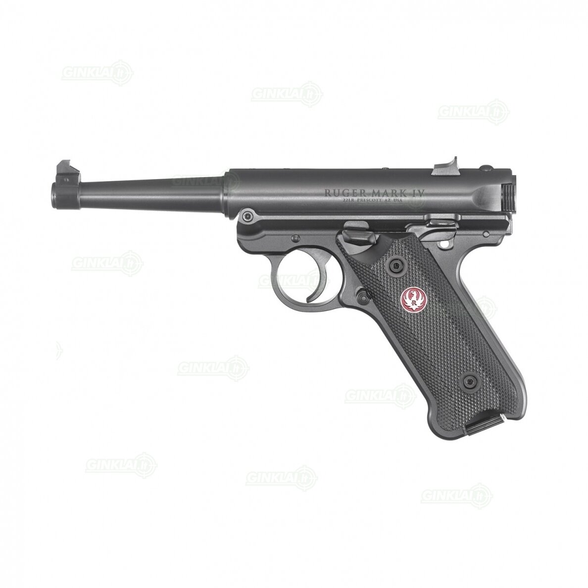 Pistoletas Ruger MK IV Standard 4,75", 22LR 40104