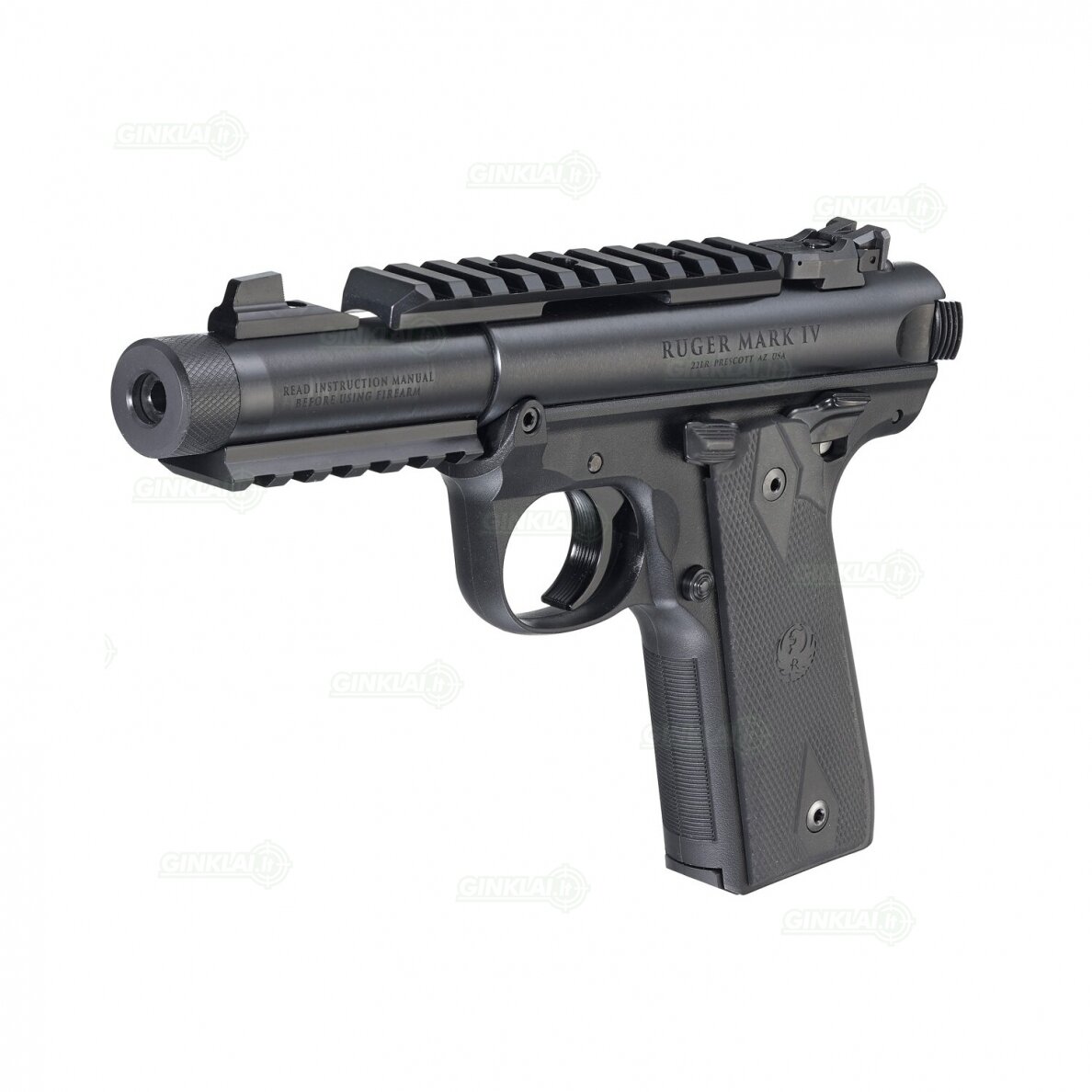 Pistoletas Ruger MK IV 22/45 Tactical 4,4", 22LR 40149 1 Pistoletas Ruger MK IV 22/45 Tactical 4,4", 22LR 40149 1
