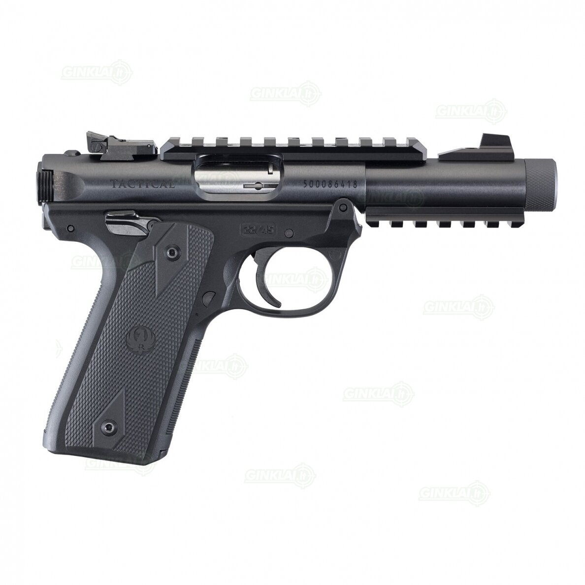 Pistoletas Ruger MK IV 22/45 Tactical 4,4", 22LR 40149 5 Pistoletas Ruger MK IV 22/45 Tactical 4,4", 22LR 40149 5