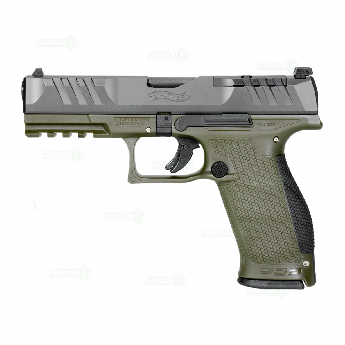 Pistoletas Walther PDP Full Size 4,5" OR, 9x19 OD Green Pistoletas Walther PDP Full Size 4,5" OR, 9x19 OD Green