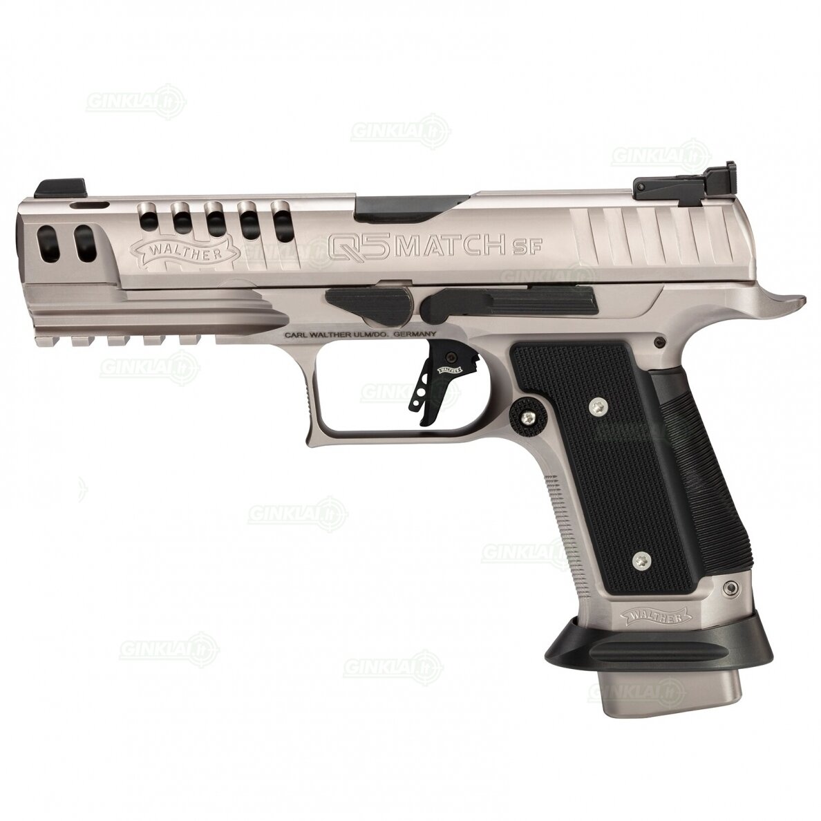 Pistoletas Walther PPQ Q5 Match Steel Frame Black Tie 5", 9x19 Pistoletas Walther PPQ Q5 Match Steel Frame Black Tie 5", 9x19