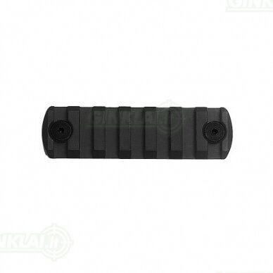 Picatinny bėgelis IMI Defense Polymer 7 notch M-LOK Rail Section IMI-PMK07 Picatinny bėgelis IMI Defense Polymer 7 notch M-LOK Rail Section IMI-PMK07