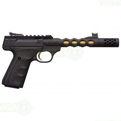 Pistoletas Buck Mark Vision Black Gold Suppressor ready .22LR 051573490 1