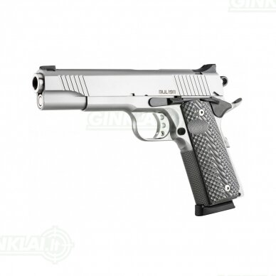 Pistoletas BUL 1911 Government Silver 9x19 Pistoletas BUL 1911 Government Silver 9x19