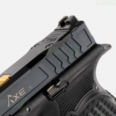 Pistoletas BUL AXE C TOMAHAWK Black, 9x19 5