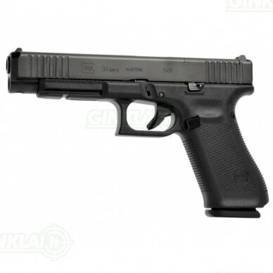 Pistoletas Glock 34 Gen5 MOS 9x19 Pistoletas Glock 34 Gen5 MOS 9x19
