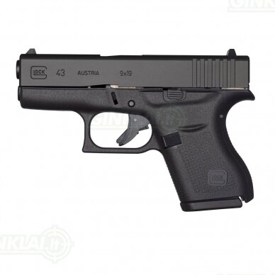 Pistoletas Glock 43 9x19 Pistoletas Glock 43 9x19