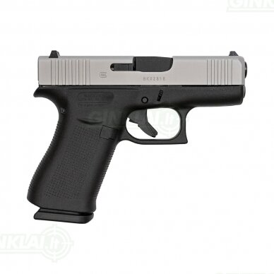 Pistoletas Glock 43X FS Silver Slide, 9x19 2