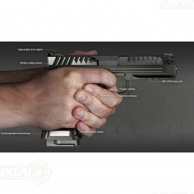 Pistoletas Laugo Arms Alien Full KIT, 9x19 5