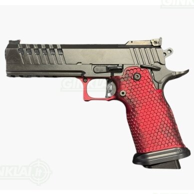 Pistoletas MPA DS9 Hybrid Red & Black, 9x19 Pistoletas MPA DS9 Hybrid Red & Black, 9x19
