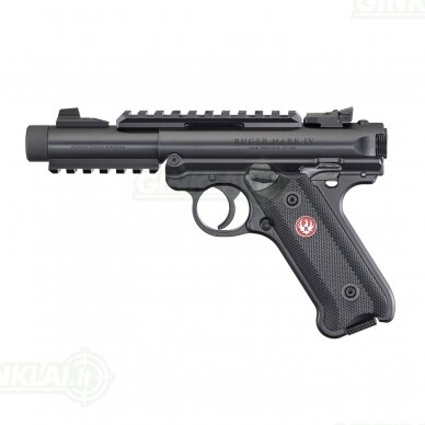 Pistoletas Ruger Mark IV Tactical Black 4,4", 22LR 40150 Pistoletas Ruger Mark IV Tactical Black 4,4", 22LR 40150