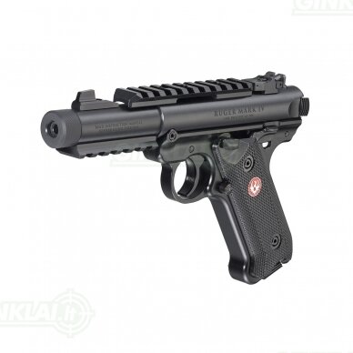 Pistoletas Ruger Mark IV Tactical Black 4,4", 22LR 40150 1 Pistoletas Ruger Mark IV Tactical Black 4,4", 22LR 40150 1