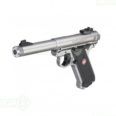 Pistoletas Ruger Mark IV Target Threaded 5,5", 22LR 40126 1 Pistoletas Ruger Mark IV Target Threaded 5,5", 22LR 40126 1