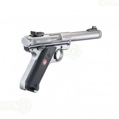 Pistoletas Ruger Mark IV Target Threaded 5,5", 22LR 40126 3 Pistoletas Ruger Mark IV Target Threaded 5,5", 22LR 40126 3