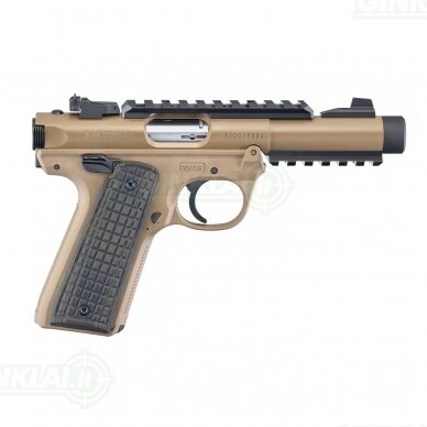 Pistoletas Ruger Mark IV 22/45 Tactical FDE 4,4", 22LR 40167 3