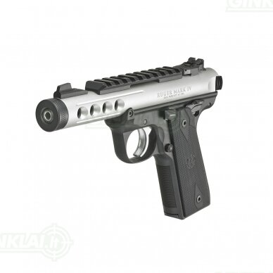 Pistoletas Ruger MK IV 22/45 Lite Silver 4,4", 22LR 43945 1
