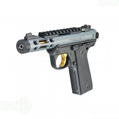 Pistoletas Ruger MK IV 22/45 Lite Diamond Gray 4,4", 22LR 43934 1