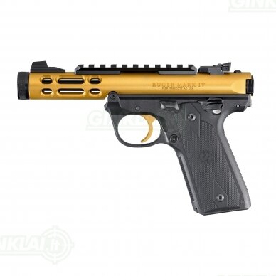 Pistoletas Ruger MK IV 22/45 Lite Gold 4,4", 22LR 43926 Pistoletas Ruger MK IV 22/45 Lite Gold 4,4", 22LR 43926