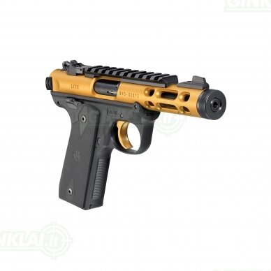 Pistoletas Ruger MK IV 22/45 Lite Gold 4,4", 22LR 43926 1 Pistoletas Ruger MK IV 22/45 Lite Gold 4,4", 22LR 43926 1